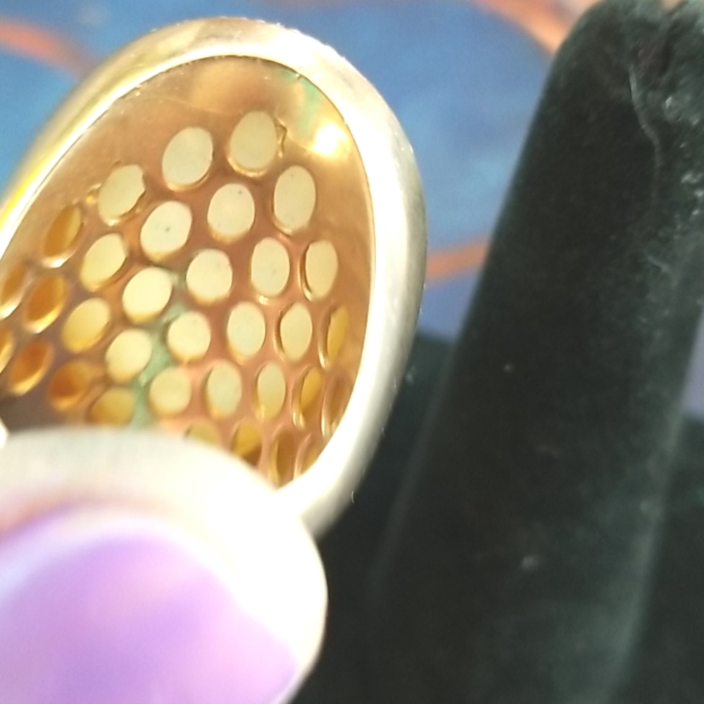 ROBERTO COIN Lemon Quartz Cocktail Ring - Picture 15 of 16